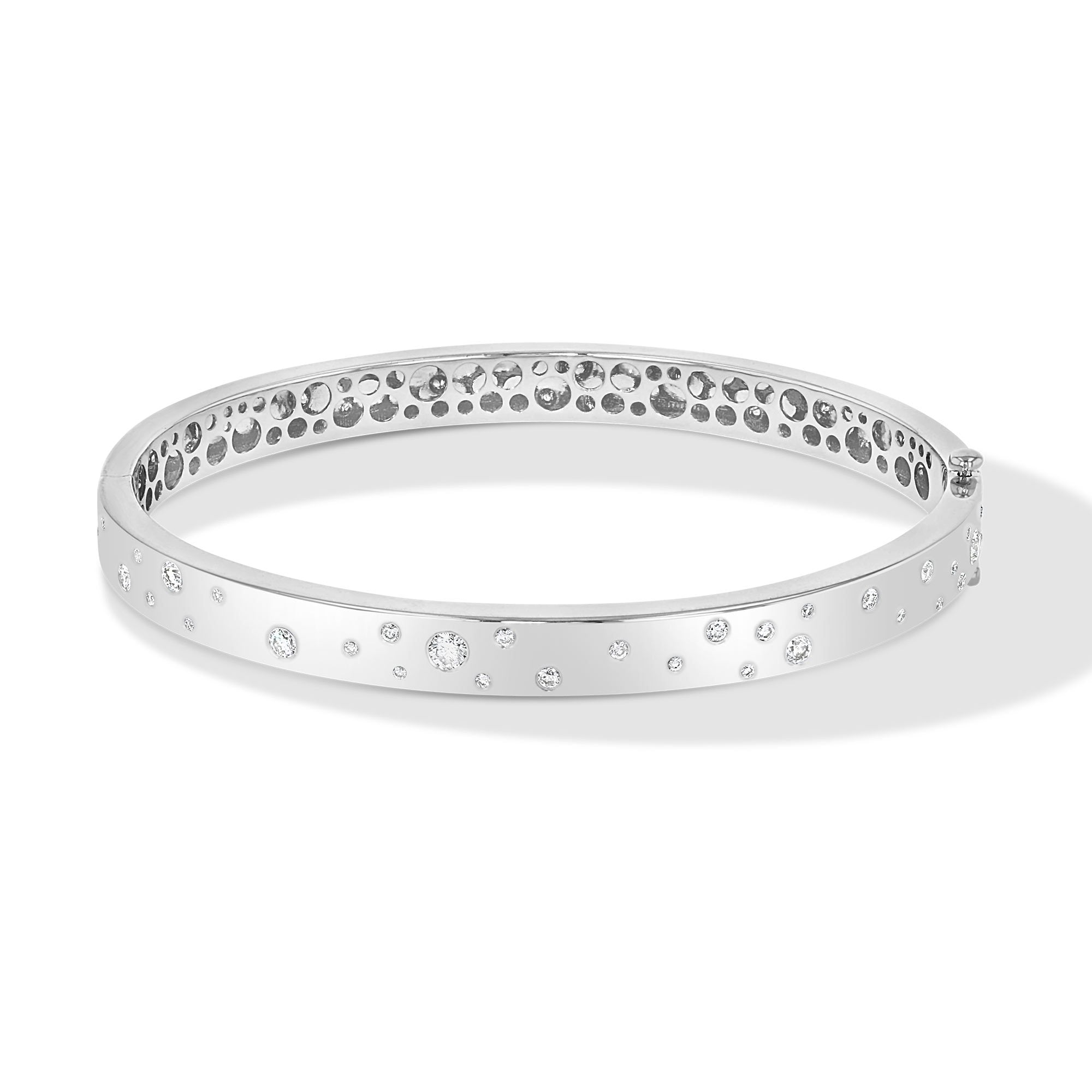 Image of 64Facets Gold and Diamond Bracelet Bangle